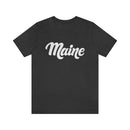 Maine T-Shirt - Hand Lettered Unisex Maine Shirt-15