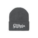 Georgia Beanie - Adult Hand Lettered Embroidered Georgia Knit Hat-5