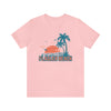 Flagler Beach, Florida T-Shirt - Retro Palm Tree & Beach Unisex Flagler Beach Shirt