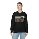 Bend, Oregon Sweatshirt - Fall Retro Mountain Unisex Crewneck Bend Sweatshirt-13