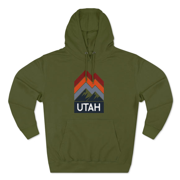 Premium Utah Hoodie - Retro Unisex Sweatshirt