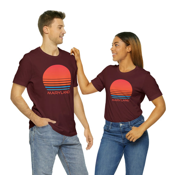 Maryland T-Shirt - Retro 80s Unisex Maryland Shirt