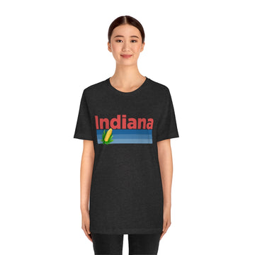 Indiana T-Shirt - Retro Corn Unisex Indiana Shirt - 0