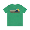 Colorado T-Shirt - Retro Mountain v2 Unisex Colorado Shirt