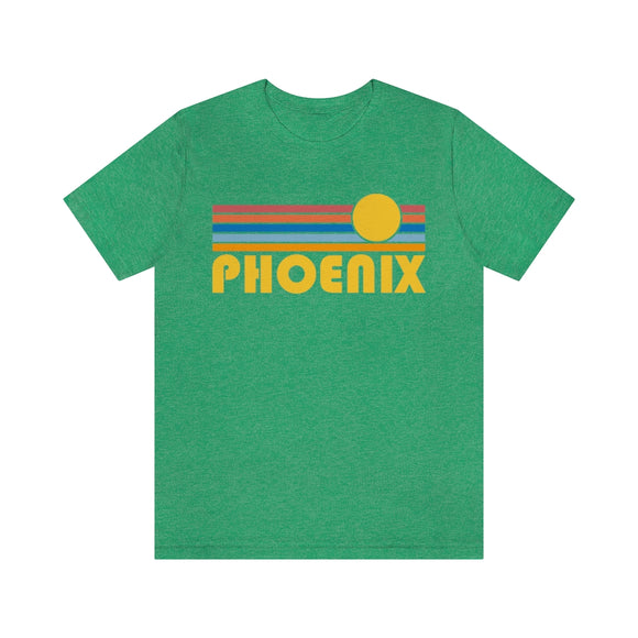 Phoenix, Arizona T-Shirt - Retro Sun Unisex Phoenix T Shirt