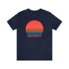 Detroit, Michigan T-Shirt - Retro 80s Unisex Detroit Shirt