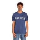 Oregon T-Shirt - Paint Text Unisex Oregon Shirt-3