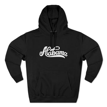 Buy black Premium Alabama Hoodie - Script Unisex Sweatshirt