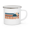 Mammoth, California Camp Mug - Retro Mountain Enamel Campfire Mammoth Mug