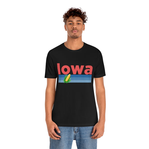 Iowa T-Shirt - Retro Corn Unisex Iowa Shirt