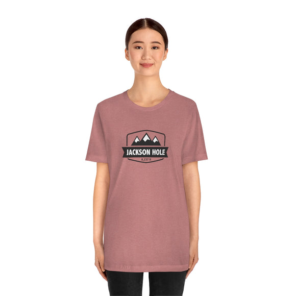 Jackson Hole, Wyoming T-Shirt - Altitude Badge Unisex Jackson Hole Shirt