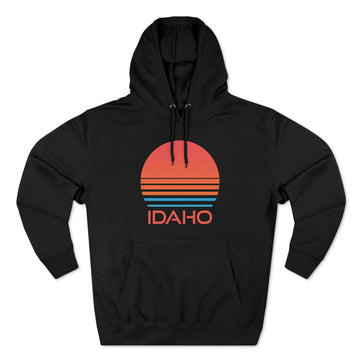 Buy black Premium Idaho Hoodie - Retro 80s Unisex Sweatshirt