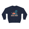Dana Point, California Sweatshirt - Unisex Retro Palm Tree Crewneck Dana Point Sweatshirt