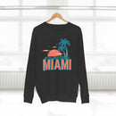 Premium Miami, Florida Sweatshirt - Unisex Premium Crewneck Sweatshirt-4