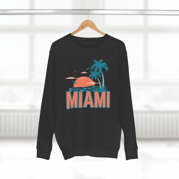 Premium Miami, Florida Sweatshirt - Unisex Premium Crewneck Sweatshirt