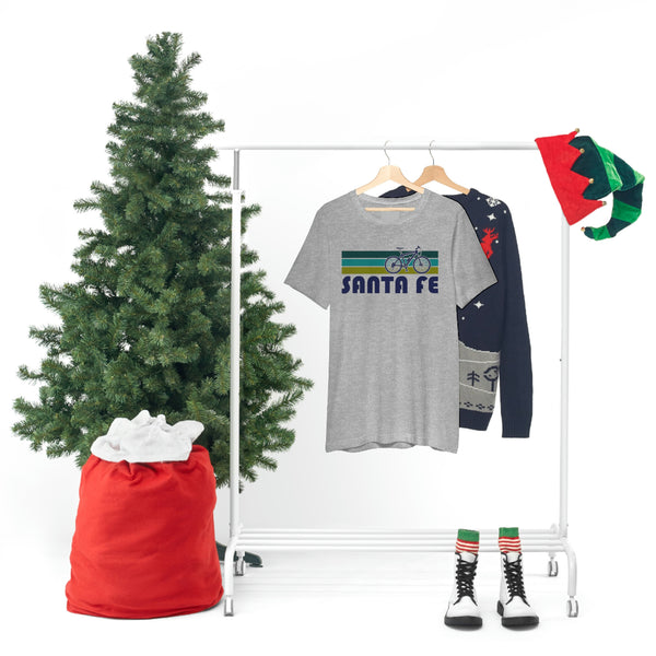 Santa Fe T-Shirt - Retro Mountain Bike Adult Unisex Santa Fe, New Mexico T Shirt