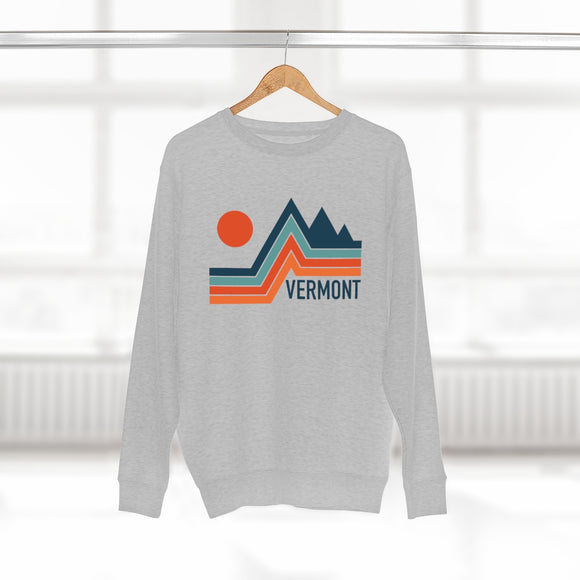 Premium Vermont Hoodie - Retro Unisex Sweatshirt