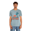 Irvine, California T-Shirt - Retro Palm Tree & Beach Unisex Irvine Shirt-44