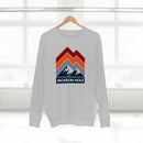 Premium Jackson Hole Sweatshirt - Retro Unisex Premium Crewneck Jackson Hole, Wyoming Sweatshirt-8
