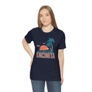 Encinitas, California T-Shirt - Retro Palm Tree & Beach Unisex Encinitas Shirt-61