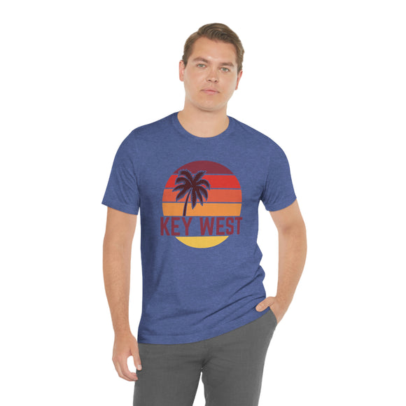 Key West, Florida T-Shirt - Retro Palm Tree Unisex Key West Shirt