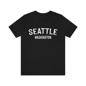 Buy black Seattle, Washington Shirt - Paint Text Unisex Seattle T-Shirt