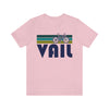 Vail T-Shirt - Retro Mountain Bike Adult Unisex Vail, Colorado T Shirt