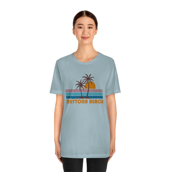 Daytona Beach, Florida T-Shirt - Retro Palm Tree Unisex Daytona Beach Shirt