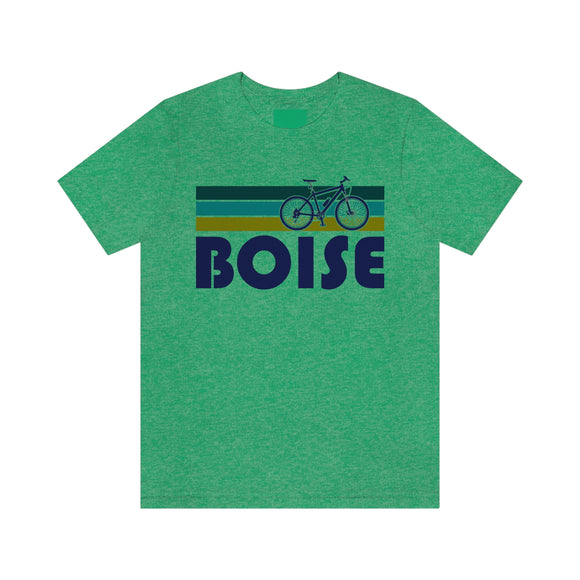 Boise T-Shirt - Retro Mountain Bike Adult Unisex Boise, Idaho T Shirt