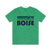 Boise T-Shirt - Retro Mountain Bike Adult Unisex Boise, Idaho T Shirt