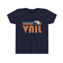 Vail Youth T-Shirt - Retro Mountain Colorado Kid's TShirt-5