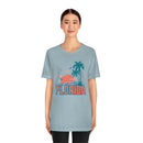 Florida T-Shirt - Retro Palm Tree & Beach Unisex Florida Shirt-3