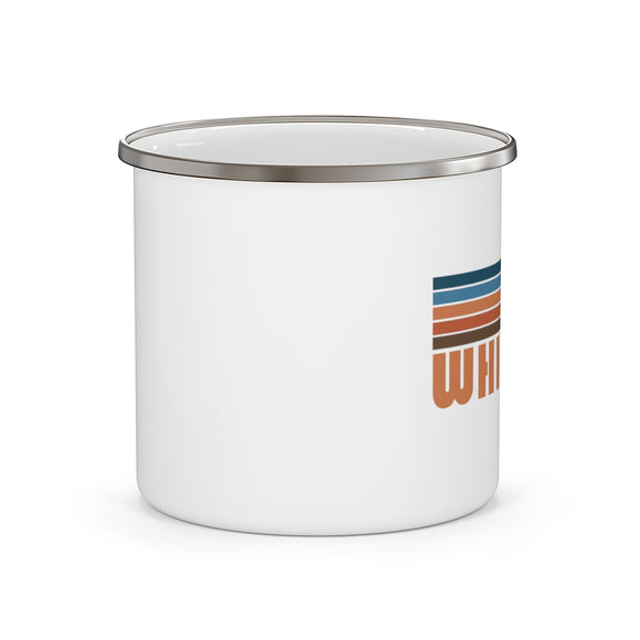Whistler, Canada Camp Mug - Retro Mountain Enamel Campfire Whistler Mug
