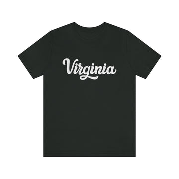 Buy vintage-black Virginia T-Shirt - Hand Lettered Unisex Virginia Shirt
