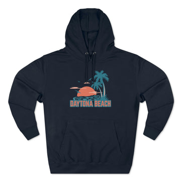 Premium Daytona Beach, Florida Hoodie Hoodie - Palm Tree Unisex Sweatshirt