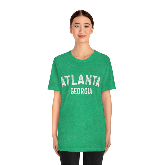 Atlanta, Georgia Shirt - Paint Text Unisex Atlanta T-Shirt