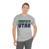 Utah T-Shirt - Retro Mountain Bike Adult Unisex Utah T Shirt