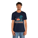 Oceanside, California T-Shirt - Retro Palm Tree & Beach Unisex Oceanside Shirt-88