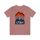 Utah T-Shirt - Retro Mountain Unisex Utah Shirt-19