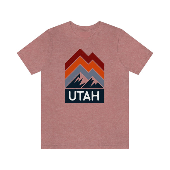 Utah T-Shirt - Retro Mountain Unisex Utah Shirt