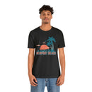Newport Beach, California T-Shirt - Retro Palm Tree & Beach Unisex Newport Beach Shirt-76