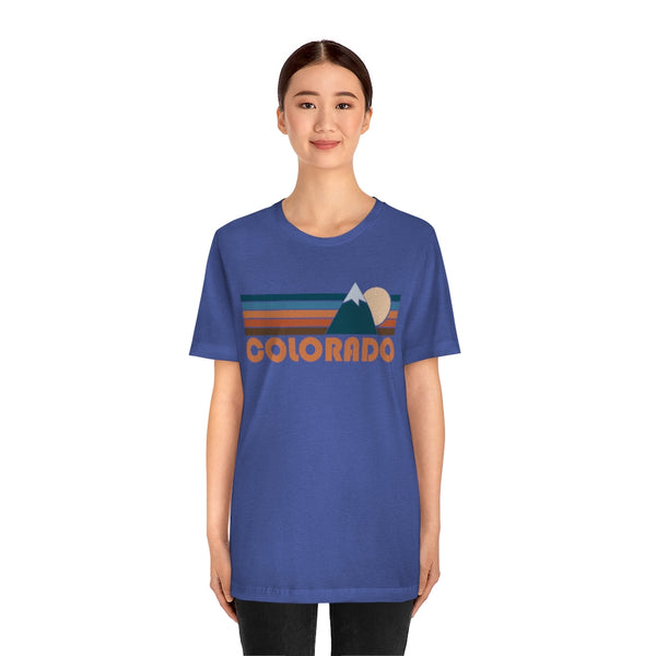 Colorado T-Shirt - Retro Mountain Unisex Colorado Shirt