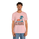 Kauai, Hawaii T-Shirt - Retro Palm Tree & Beach Unisex Kauai Shirt-100