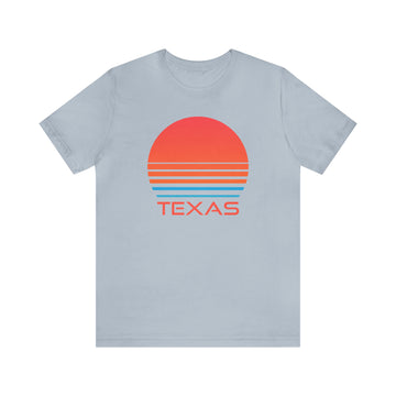 Buy light-blue Texas T-Shirt - Retro 80s Unisex Texas Shirt