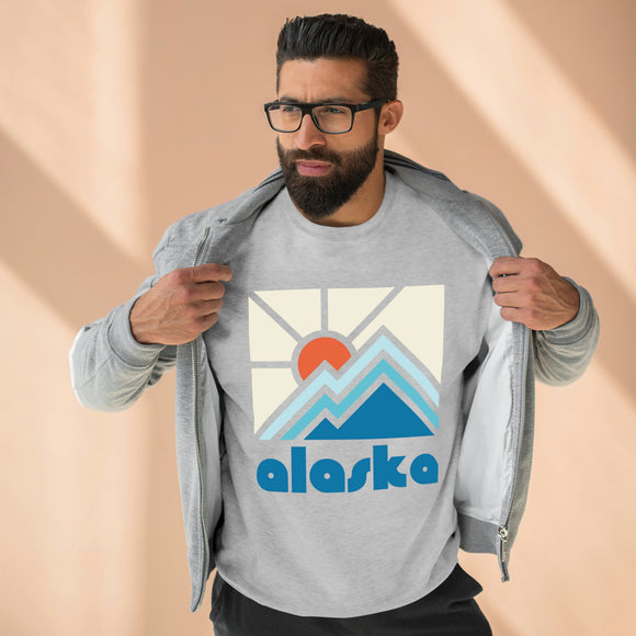 Premium Alaska Sweatshirt - Unisex Premium Crewneck Alaska Sweatshirt