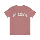 Alaska T-Shirt - Paint Text Unisex Alaska Shirt-4