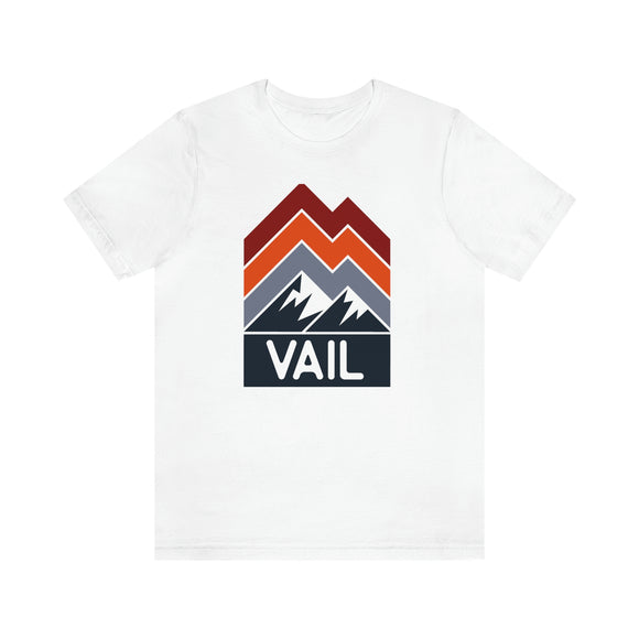 Vail, Colorado T-Shirt - Retro Mountain Unisex Vail Shirt