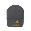 Idaho Knit Beanie - Adult Embroidered I Heart / Love Idaho Knit Hat