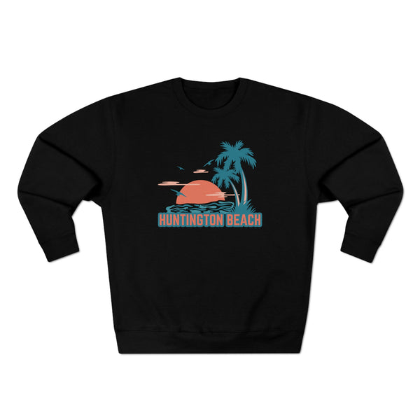 Premium Huntington Beach, California Sweatshirt - Unisex Premium Crewneck Sweatshirt