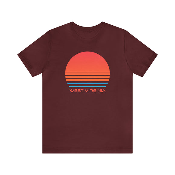 West Virginia T-Shirt - Retro 80s Unisex West Virginia Shirt